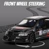 1:32 Scale MITSUBISHI EVO PAJERO Toy Car Model Alloy Diecast Rubber Tires Doors Opened Models Vehicles Gifts for Children