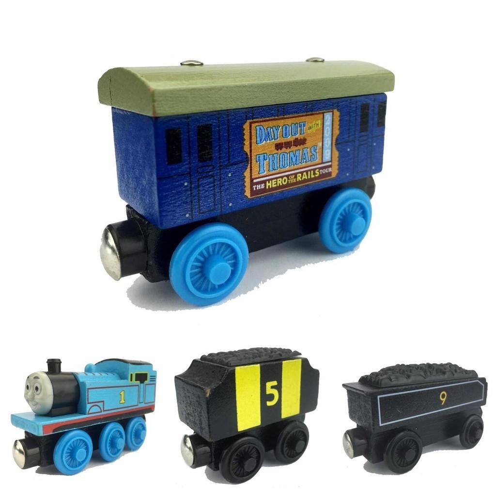 Thomas Train Car Tender Wooden Magnetic Railway Toy Truck Kids Gift Set