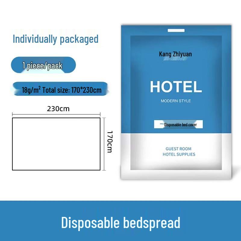 Miling Disposable Bedding Set for Travel & Hospitality 1.7m x 2.3m (7 Sets)