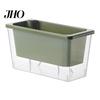 Indoor Garden Pot Self Watering Planter Plastic Flowerpot with Reservoir Easy Refill Plant Wick Ropes for Succulents Scallions Balcony Windowsill