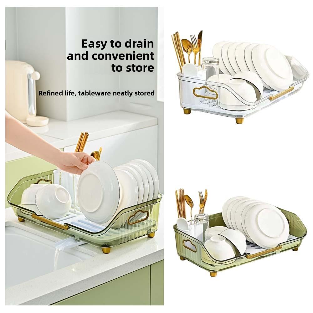 Tableware Storage Cutlery Holder Chopstick Basket Tube Bowl Storage Shelf  Bathroom