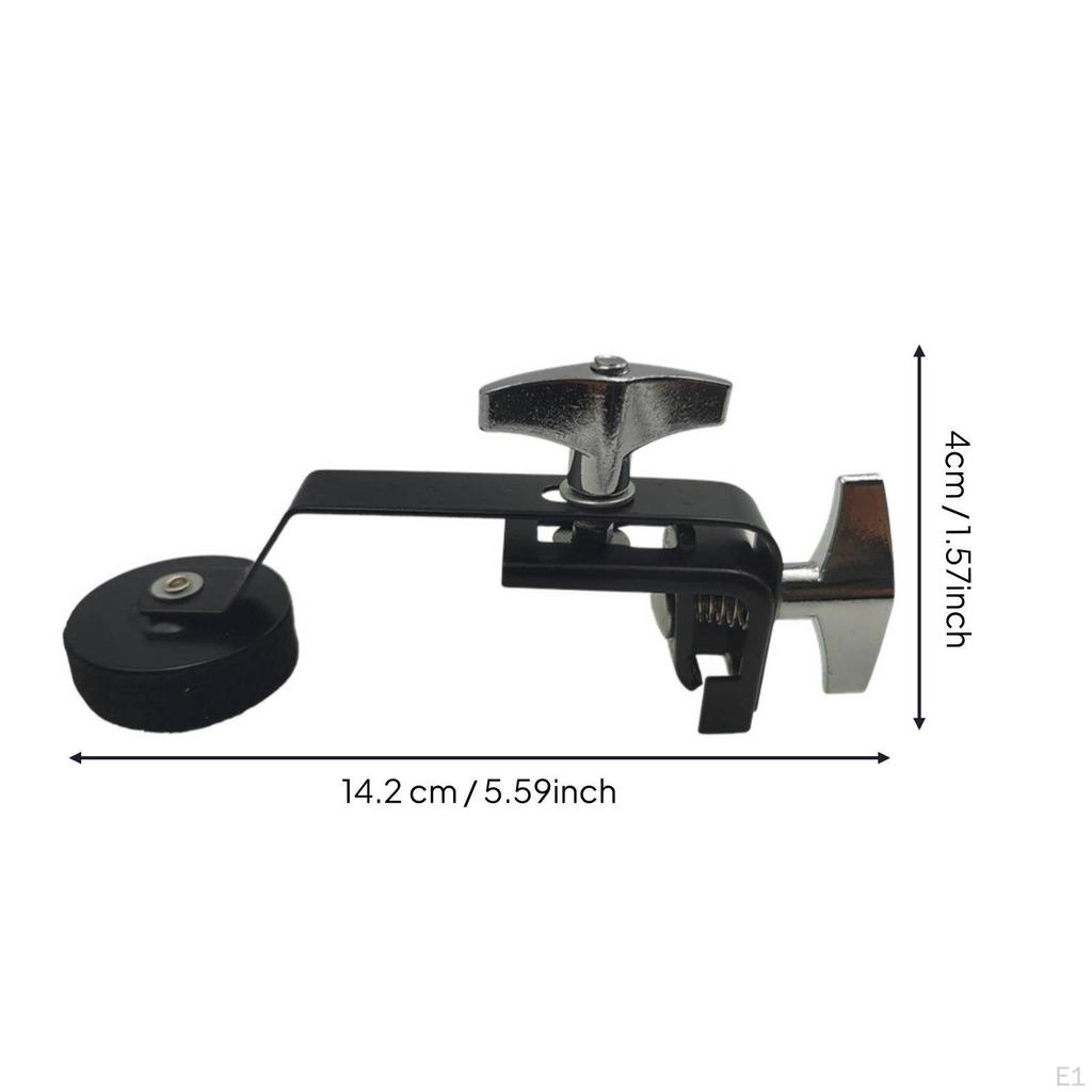 Snare Drum Mute Dampening Pad Attachon Dampener Percussion Accessory for Drummers, Practice
