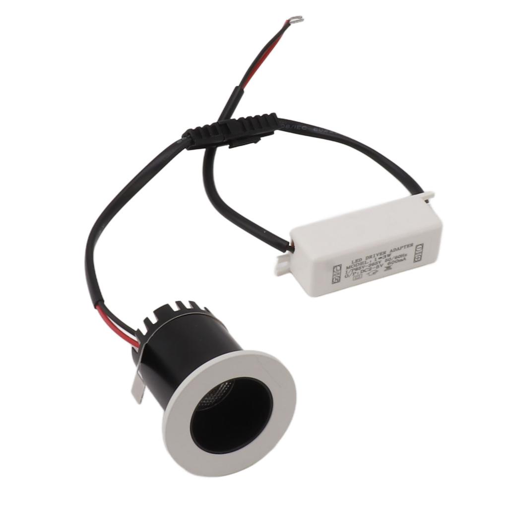 Einbauspots 3W Decken-Downlight Aluminiumlegierung Wärmeableitung LED-Strahler 85-265V für Zuhause Hotel