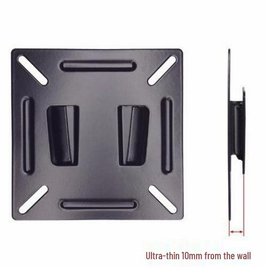 C11 LCD-Monitorständer, Schlüsselloch-Wandhalterung für 14-24 Zoll Monitore, 10cm kompatibel