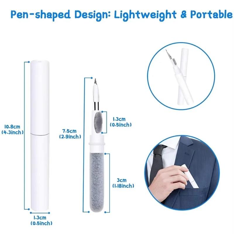 Wireless Earbuds Cleaning Kit with Pen Brush for AirPods Pro 3 2 1 Bluetooth Earphones & Case Dust Removal Tool