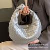 Niche design hand-woven bag versatile underarm bag women's high sense 2025 new single shoulder portable dumpling bag