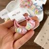 Süßes Cartoon Transparentes Kinder Stirnband Gebundenes Gummi Regenbogen Schmetterling Kopfschmuck Mädchen Kinder Haarschmuck