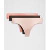 LULULEMON Invisiwear Mid-Rise Thong Underwear *3 Pack