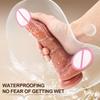 Realistic Water Spray Soft Dildo Anal Sex Toy for Women Adult Gift Silicone Ejaculating Masturbators Penis Big Suction Cup Dick