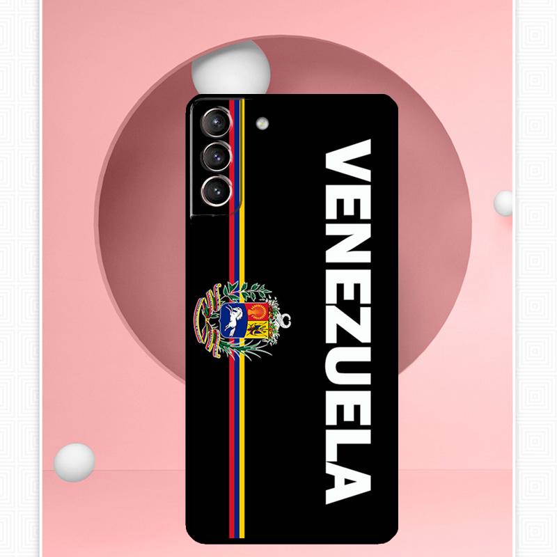 Venezuela Flagge Wappen Fall Für Samsung Galaxy S24 S23 Ultra S22 S20 FE S21 FE Hinweis 10 20 S8 S9 S10 Plus Abdeckung