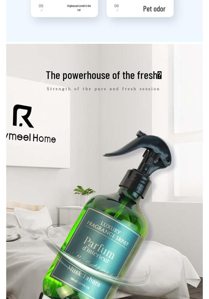 500ML Indoor Bathroom Air Freshener Spray - Toilet Deodorant & Aroma Fragrance