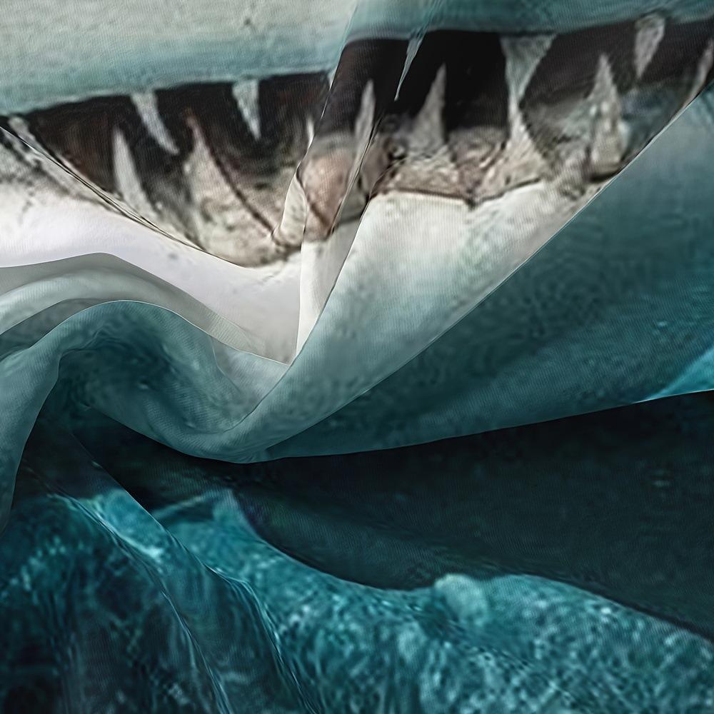Shark marine life duvet cover digital print set suitable for boys and girls bedroom decoration bedding