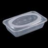 Disposable Rectangular Plastic Food Containers