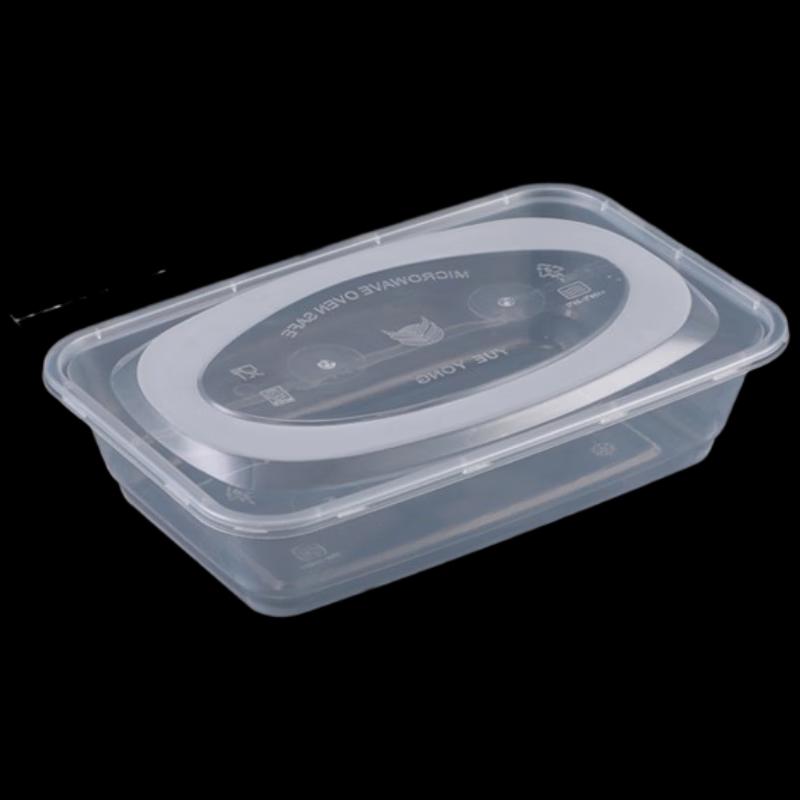 Disposable Rectangular Plastic Food Containers