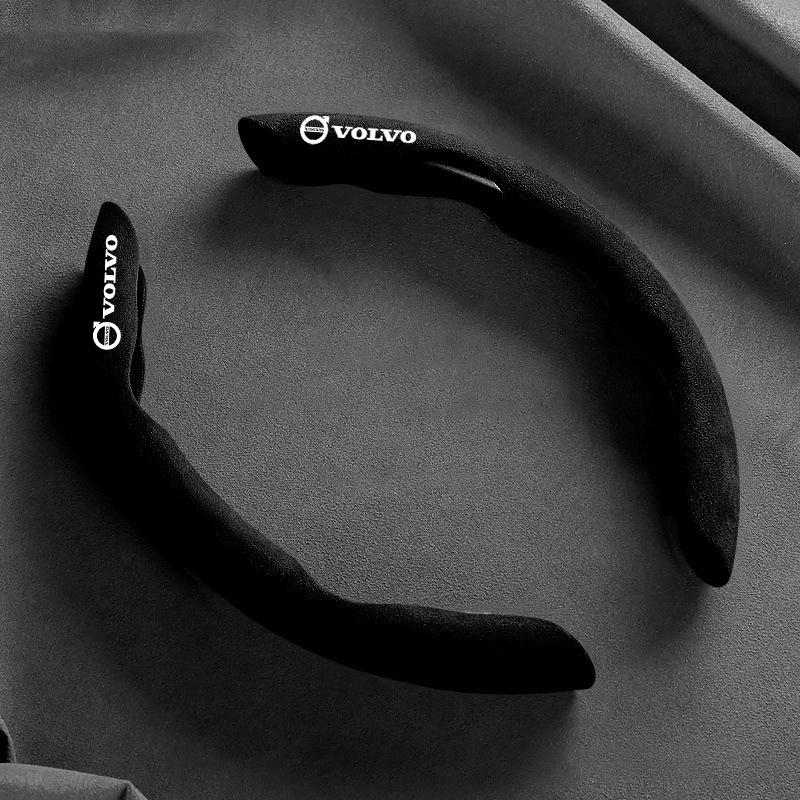Wildleder Lenkradabdeckung Booster Rutschfeste Abdeckung Für Volvo R Design XC90 XC60 S60 V40 XC40 V60 V50 S40 XC70 C30 C70 C40 S70