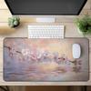 Cherry Blossom Large Gaming Mouse Pad Extended Desk Mat With Pink Floral Design Alfombrillas Para Escritorio Gaming Accessories