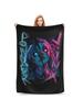 Powder Jinx Vi Arcane Blanket Coral Fleece Plush Summer L-Leagues Of  Game Ultra-Soft Throw Blanket For Bedding Rug Piece