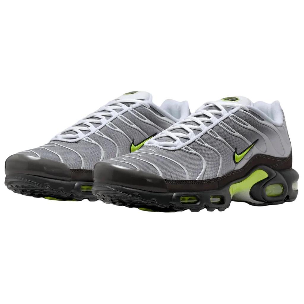 Nike Air Max Plus White Pearl Grey Neon Men Sneakers Yellow Black Neon-Yellow IQ0288-100