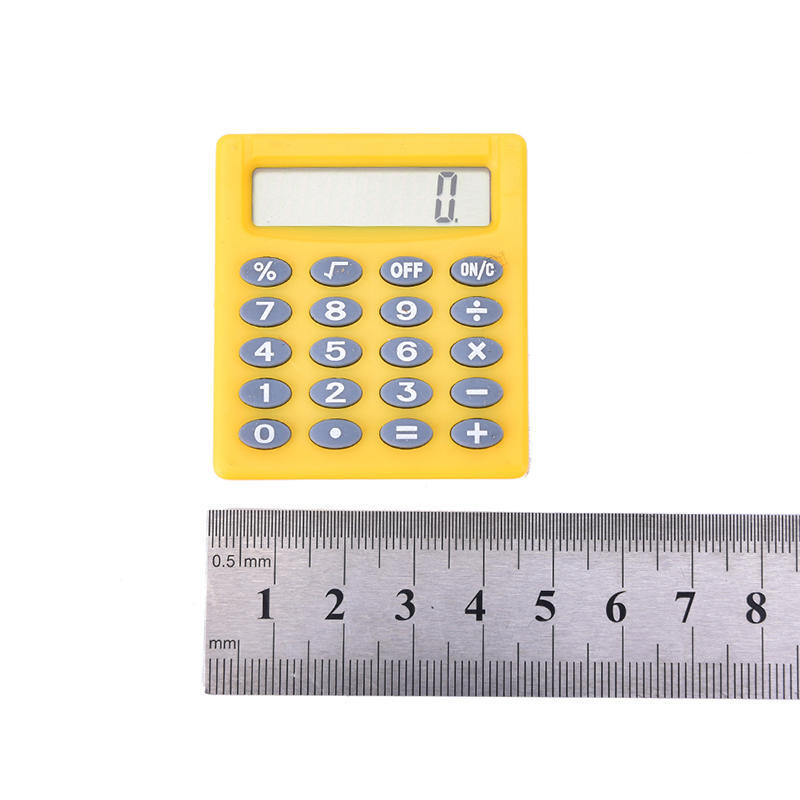 Student Small Mini Electronic Calculator Candy Color Calculating Office Supplies,