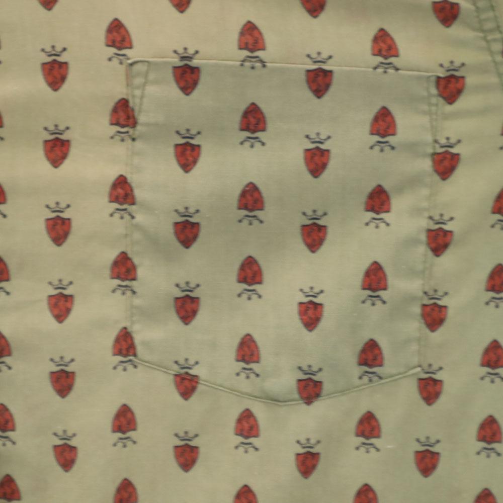 PENNEYS 60s Vintage Overall Handle Long Sleeve Button Down Shirt L Beige Men's Used