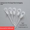 10Pcs Fridge Drain Hole Overflow Plugs Unclogging Rod Fridge Spout Universal Accessories