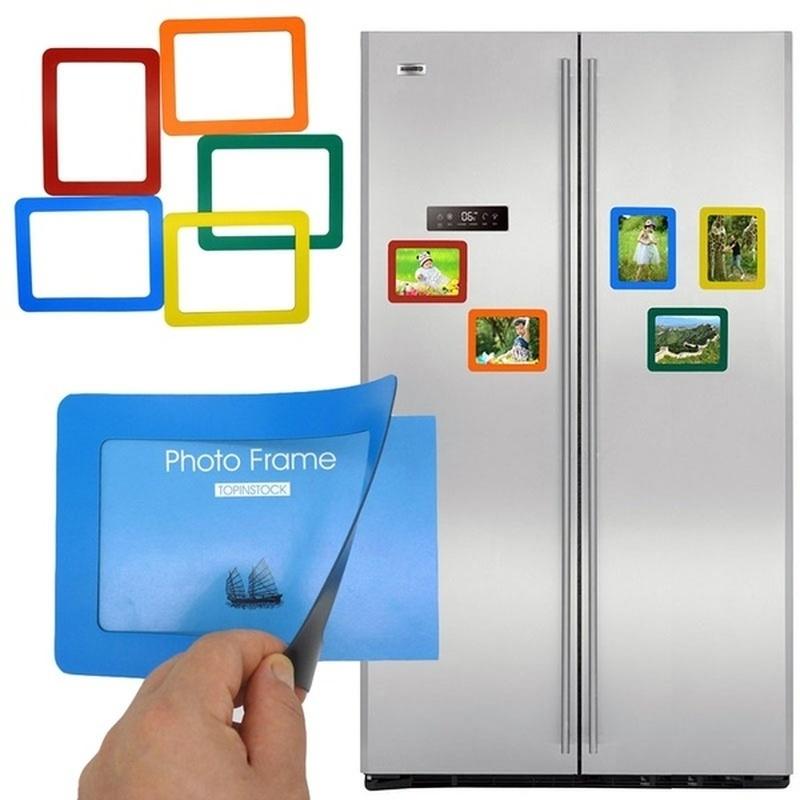 

5inch Colorful Magnetic Picture Frames Photo Magnets Photo Frame For Refrigerator Perfect For Family Photos And Memories 5 inch белый