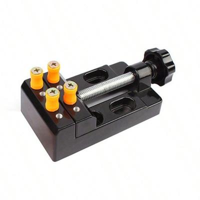 Evrensel 57mm Ayarlanabilir Mini Çene Tezgah Kelepçesi Matkap Pres Masa Mengenesi DIY Heykel El Sanatları El Sabit Tamir Aracı Ağaç İşleme