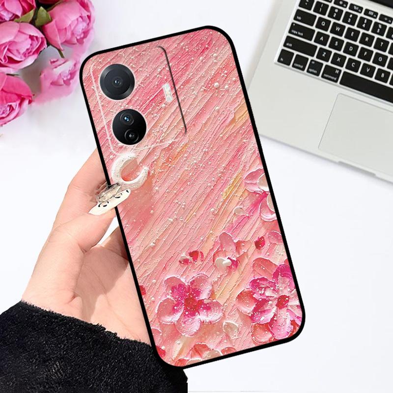 Für iQOO Z6 Pro 5G Hülle Z6 Niedliche Cartoon Silikon Weiche TPU Handyhülle Für Vivo iQOO Z6 Lite Z6x Stoßfest Hülle Bumper Fundas