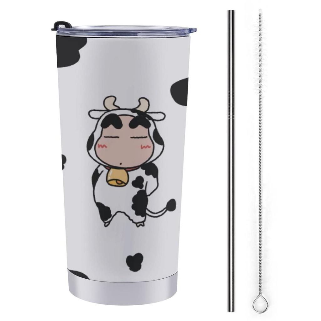 Crayon Shin-chan Mug, Coffee Cup, Convenience Store Cup, Insulated, ColdHot, Tumbler, Stainless Steel, with Lid, Portable, Gasudeo, Direct Drip,
