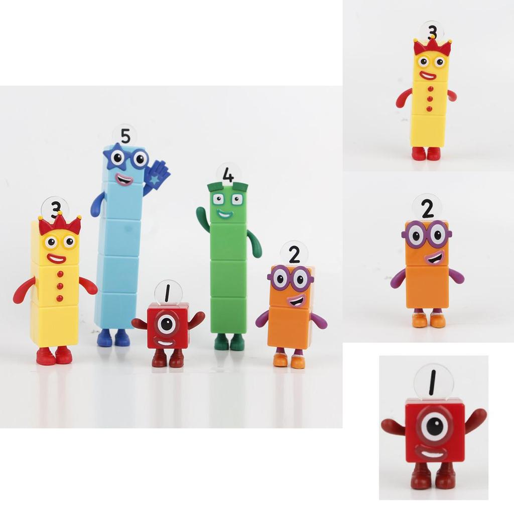 Numberblocks Bunte Bausteine Niedliche Verwandlungsfiguren für Kinder Spielzeit