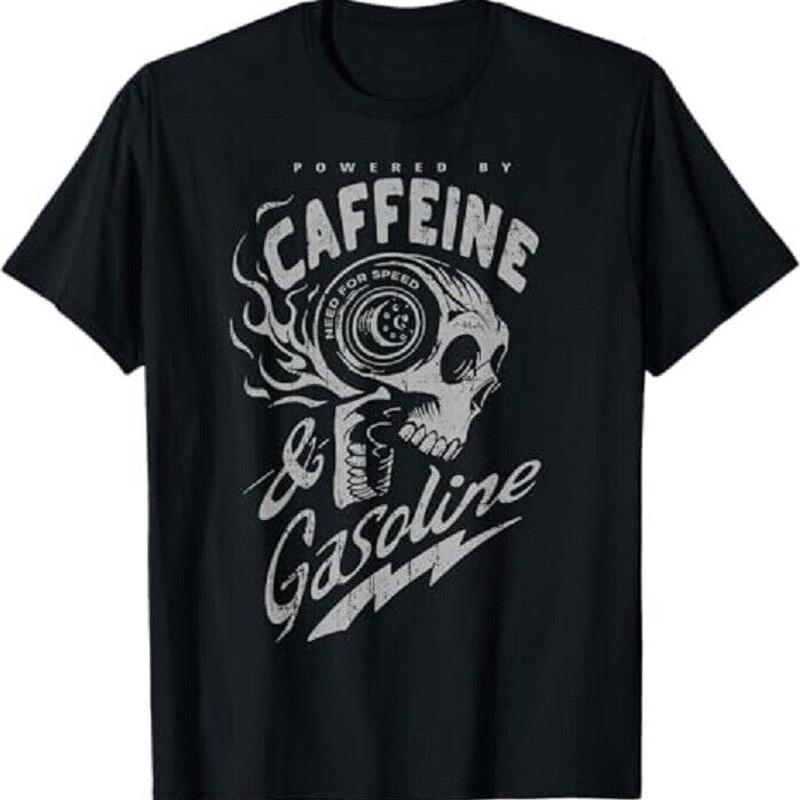 Powered by Caffeine and Gasoline T Shirt