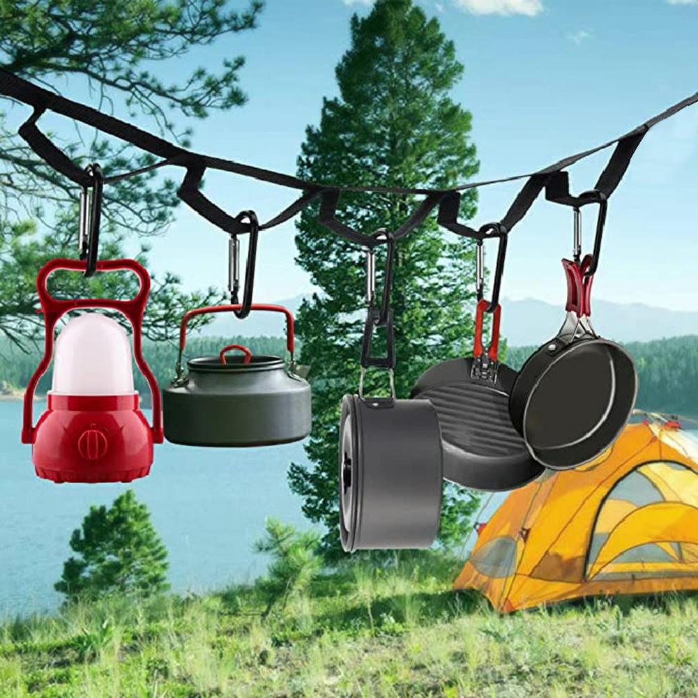 Outdoor Camping Hammock Strap with Adjustable Length and High Load Capacity Suitable for Tree and Nature Adventures