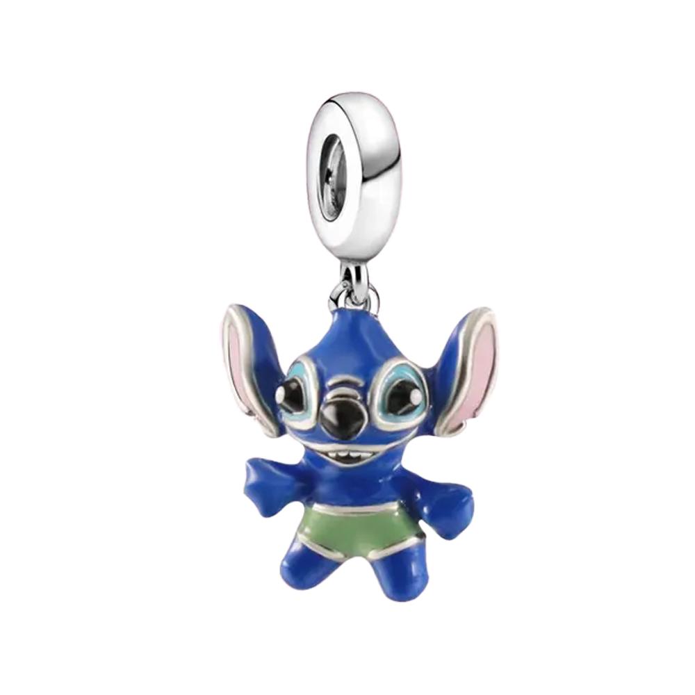 Finecopper Fit Original Bracelet Europe Cute Cartoon Doll Series Dangle Charm Beads Necklace Pendant Diy Women Jewelry Gift