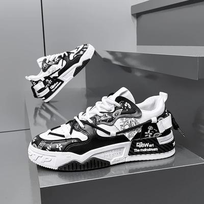 Men's Shoes 2025 New Summer All Casual Board Shoes Sports Thick Sole Increase Bread Shoes Non-slip Wear-resistant Casual Shoes