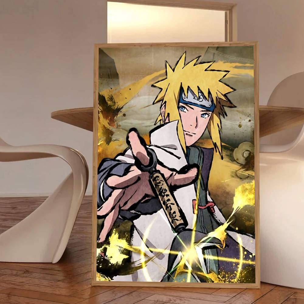 Anime Character Minato Namikaze Manga Posters HD Print Vintage Wall Art Decor for Home Study Room