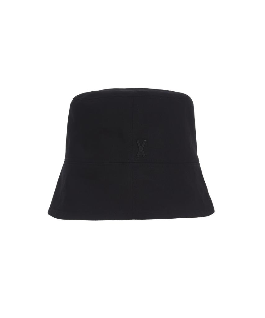 Bajal Studded Drop Oversized Bucket Hat Black