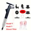 Toilet Plunger Drain Clog Remover High Pressure Air Drain Blaster Gun Drain Clog Remover Tool for Bathroom Sink Kitchen Clogged
