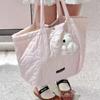 Love large-capacity tote bag, new down bag women's large-capacity OL commuting niche shoulder bag computer bag
