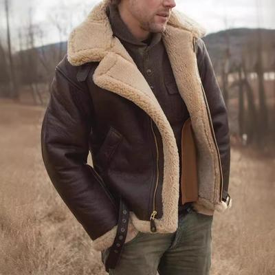 Chaqueta de piel gruesa integrada de Top Fur