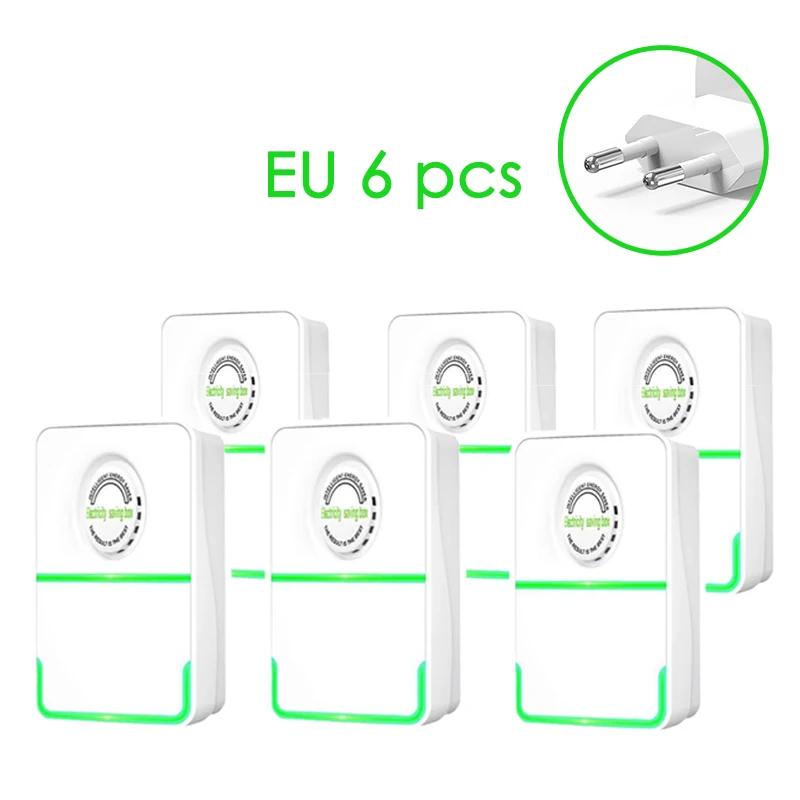 2/4/6PCS Power Saver Smart Energy Saving Box Household Voltage Stabilizer Power Factor Saver Electric Reducer Electricity Saver