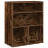 VidaXL Bookcase Smoked Oak 60x30x71.5 Cm Engineered Wood, Storage Cabinet, Storage Shelf, Unit of 860314