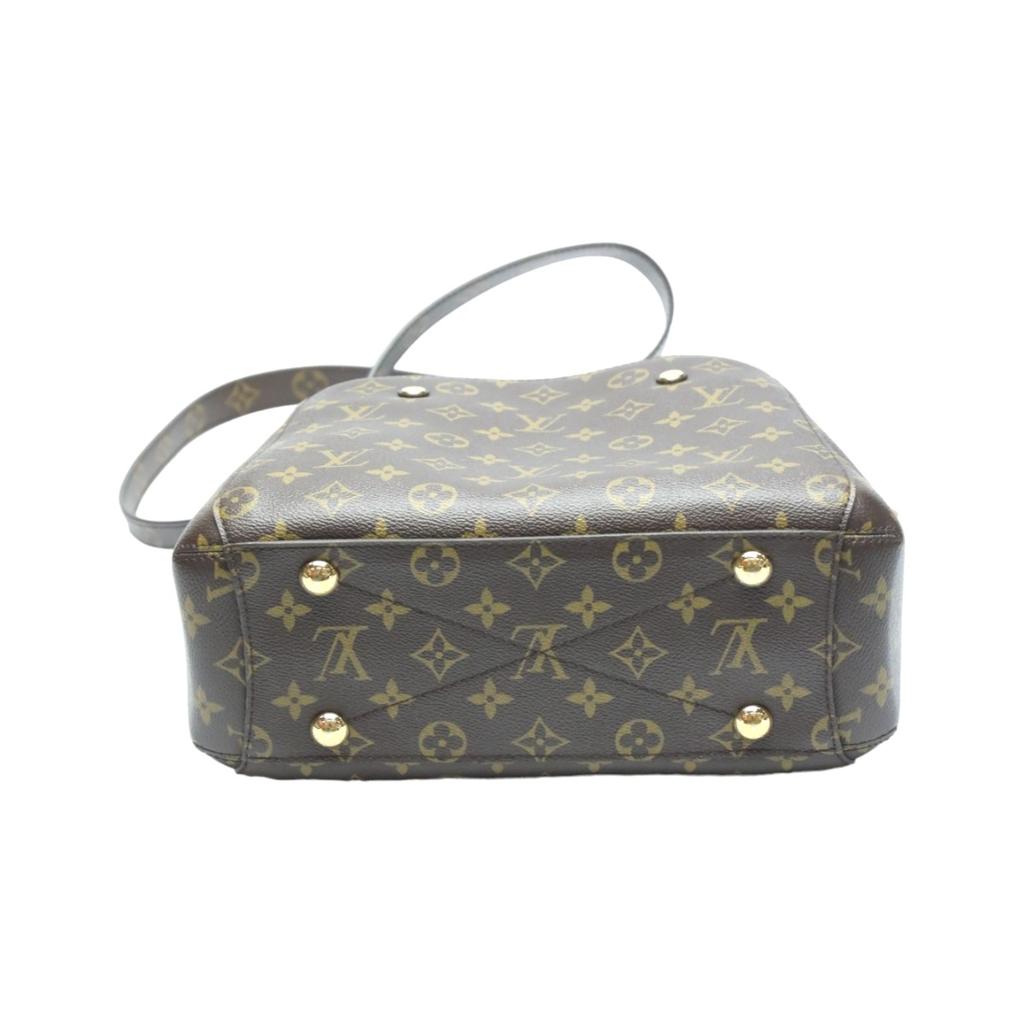 LOUIS VUITTON Monogram Montaigne BB Shoulder Bag Monogram canvas Brown M41055 Used