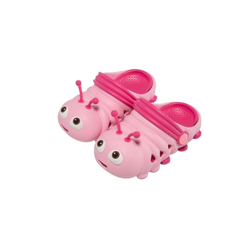 

Kid s Cute Caterpillar Sandals Soft Comfy Shoes For Toddler Kids Non-slip Beach Water Slipper 140 Foot Length=13cm світло-рожевий колір