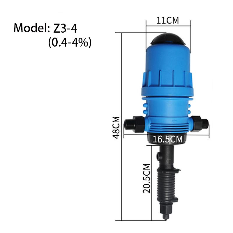 

Adjustable Fertilizer Injector Fertilizer Injector for Drip Irrigation Water Powered Chemical Fertilizer Dispenser Doser Z3-4 - A