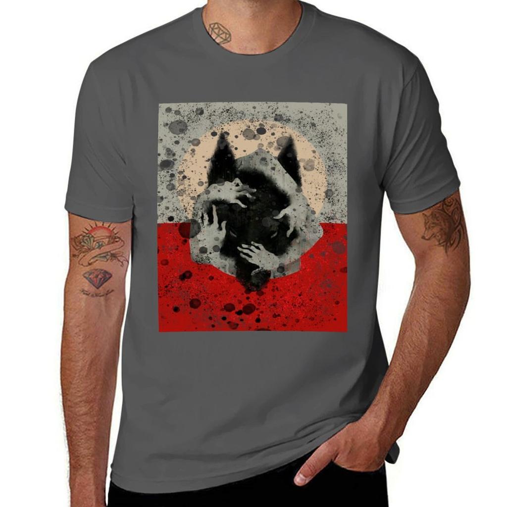 Dark Wolf King Tshirt Anime T Shirts Oversize Tshirt