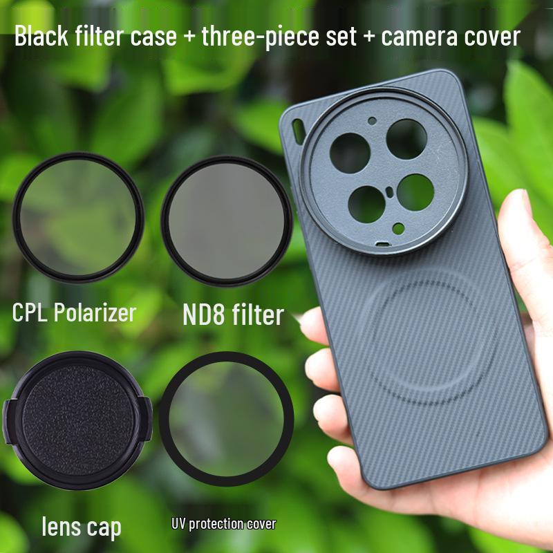 Compatible with Vivo X300 Ultra: Magnetic Phone Photography Kit with CPL Polarizing Filter 67mm and Threaded Lens Ring