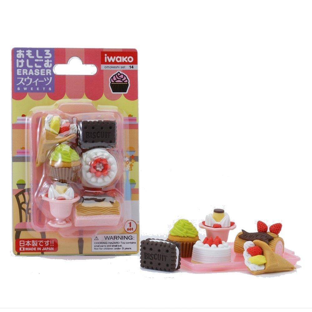 

Iwako Eraser Eraser Sweets 10 pieces blister pack SCERBRI017