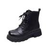 Autumn single boots Winter new short boots Cotton boots Fleece short boots Thick-soled Martin boots Women
