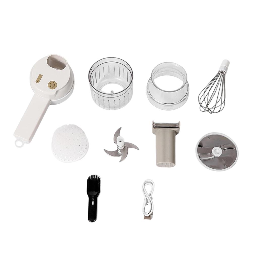 Multifunctional Food and Baby Food Processor for Home Kitchen - Vegetable Cutter for Meal Prep and Purees
