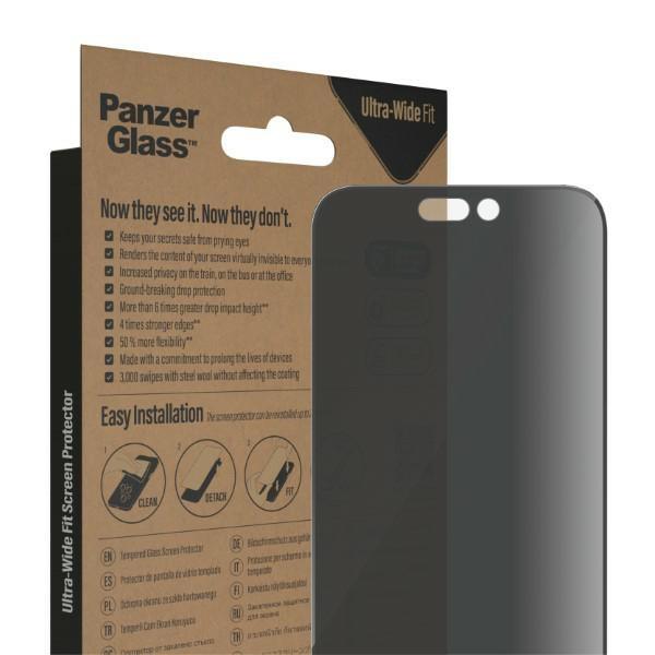 Szkło hartowane do iPhone 14 Pro Max PanzerGlass Antybakteryjne Privacy